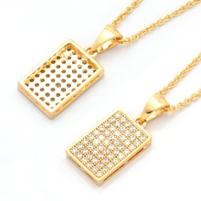 Fine Jewelry Micro Set 925 Pendentifs en argent Collier Bijoux